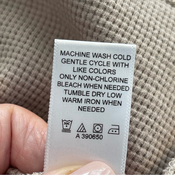 Lori Goldstein Waffle & French
Terry Pullover Hoodie Sz. PL - Picture 9 of 12